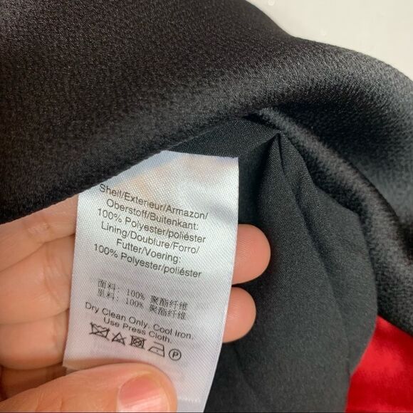 DKNY Womens Black Color Block Midi A-Line Skirt - Picture 5 of 6